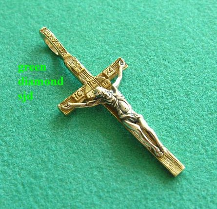 STERLING SILVER & GOLD ORTHODOX CROSS  