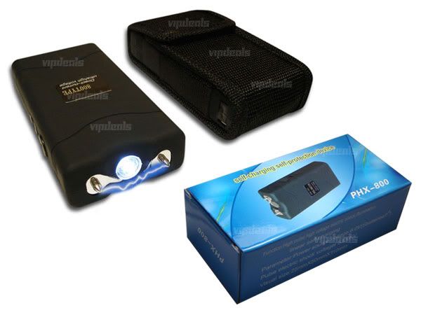 Lot Of 26 x New 7.8 Million Volt Mini Stun Gun With LED Flashlight 