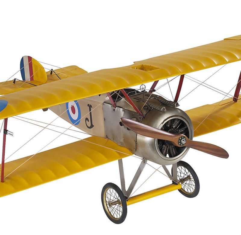 WWI British Sopwith Camel Biplane Wood Model Plane 20  