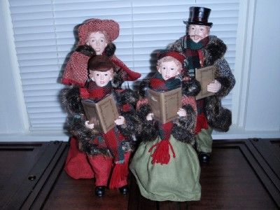 Dickens Family Carolers Set of 4 by Valerie Parr Hill  