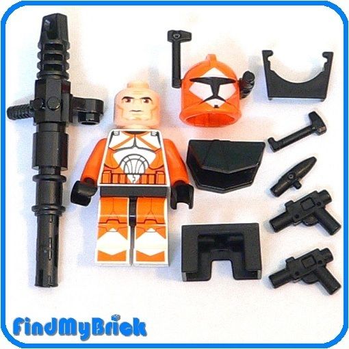   Wars Bomb Squad Commander Minifig Armor & Weapons 8014 7913 NEW  