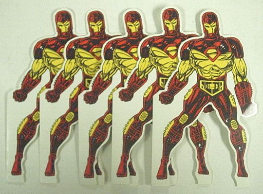 Iron Man5 Happy Birthday Cards(Movie)Marvel Comic 1995  