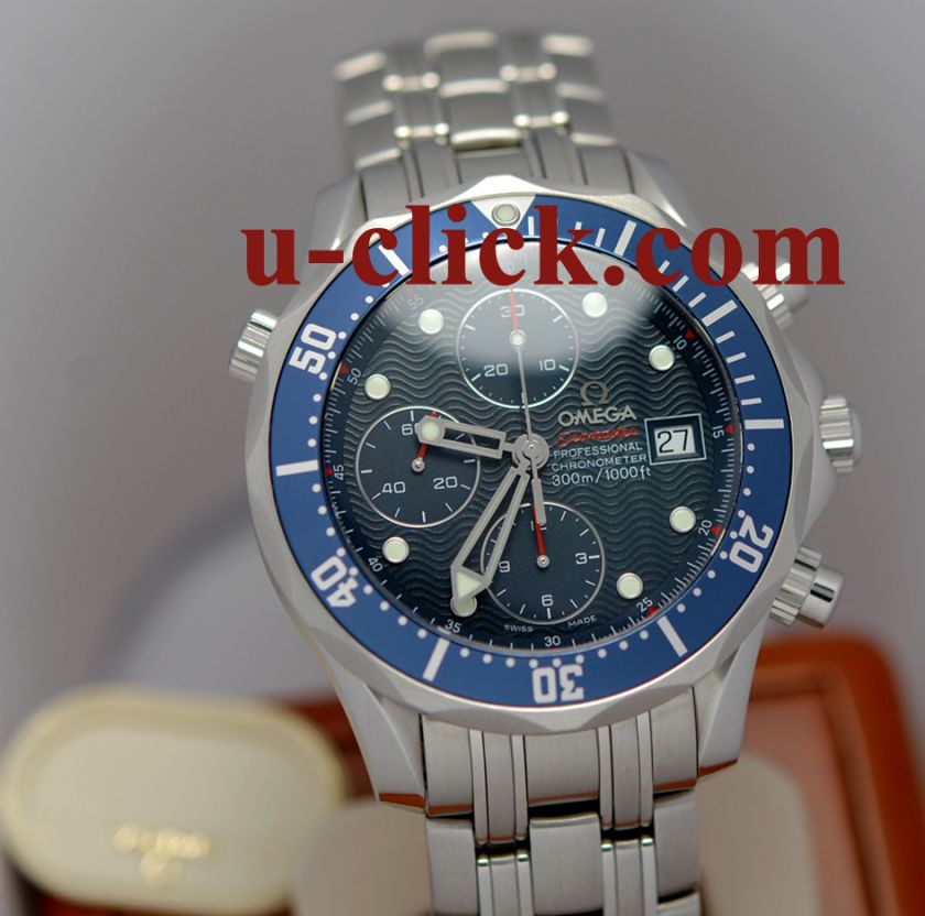 NEW OMEGA SEAMASTER MENS 300M WATCH #2225.80.00 Stainless Steel 