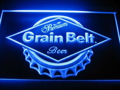 Grain Belt Logo Beer Bar Pub Store Neon Light Sign Neon W5601  