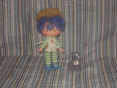 Vintage Strawberry Shortcake CREPE SUZETTE Doll & PET  