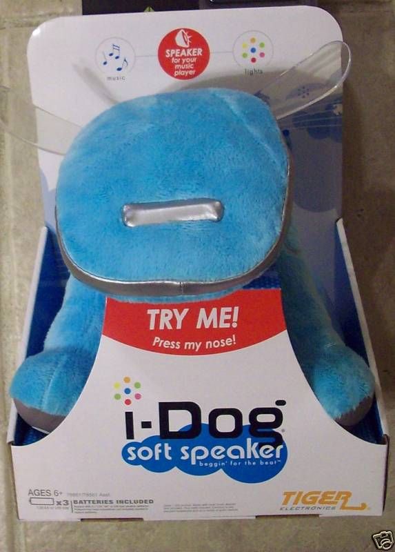 DOG SOFT SPEAKER FOR YOUR MUSIC PLAYER*LARGE*NEW  