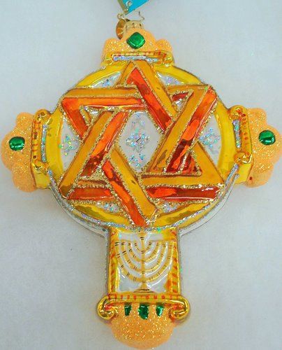 RADKO Kiddush Cup ORNAMENT Jewish BLESSING 1013590  
